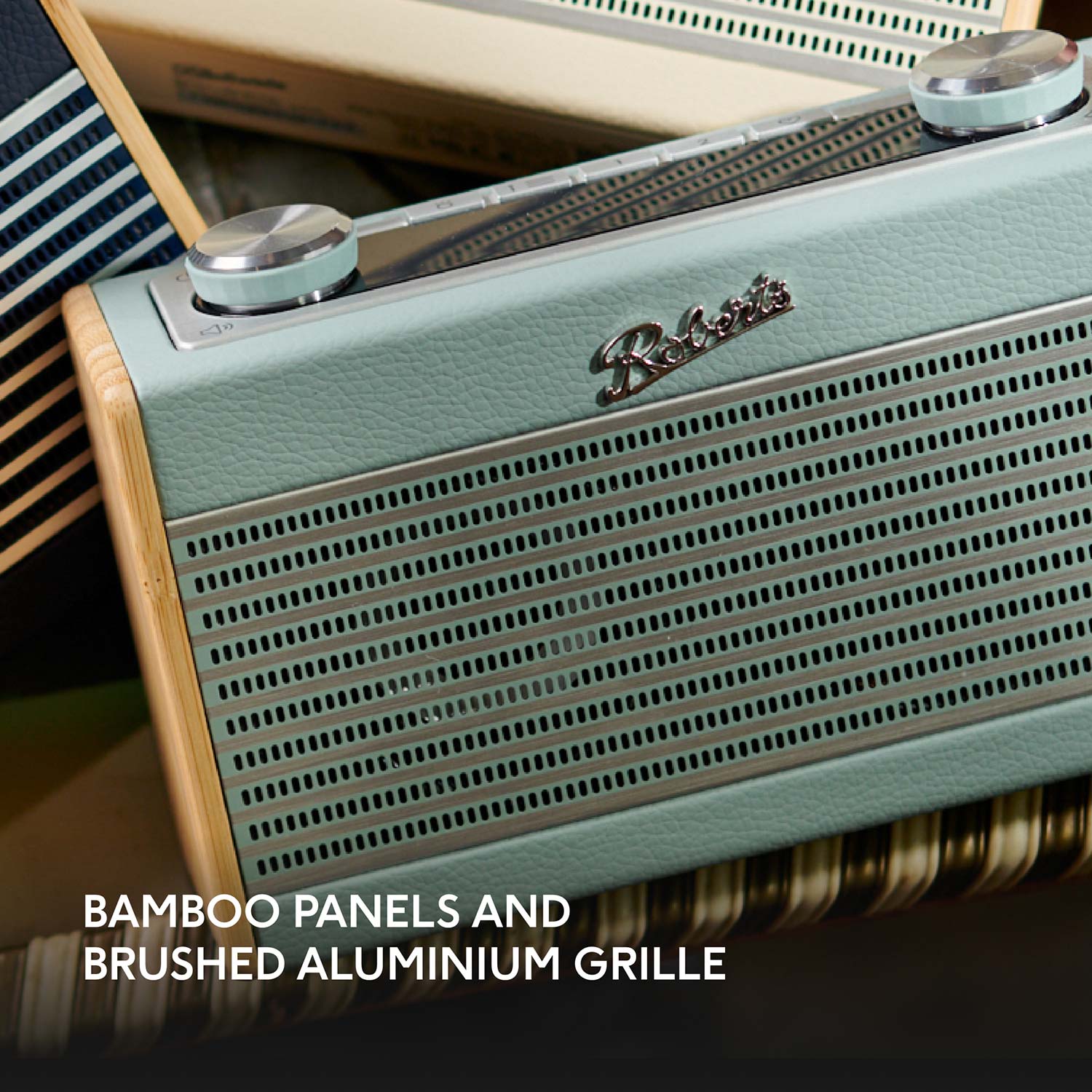 Roberts Rambler Uno DAB/DAB+/FM Bluetooth Digital Radio in Duck Egg Digital Radios Roberts