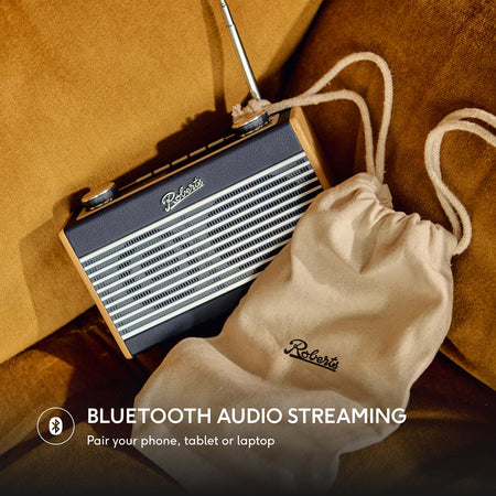 Roberts Rambler Uno DAB/DAB+/FM Bluetooth Digital Radio in Navy Blue Digital Radios Roberts