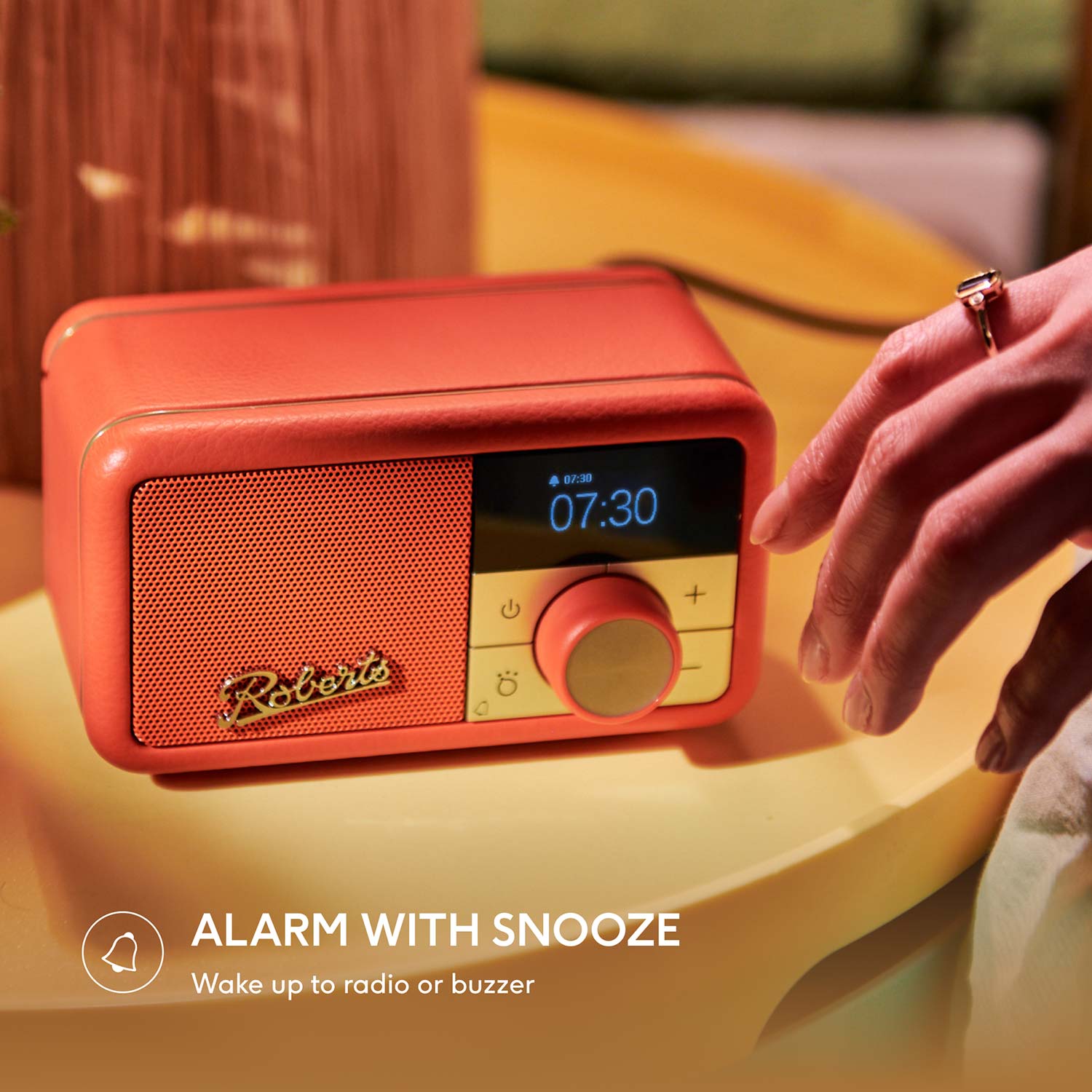 Roberts Revival Petite2 Portable Radio & Speaker, Orange – liGo.co.uk