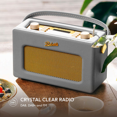 Roberts Revival RD70 DAB/FM Radio with Bluetooth in Dove Grey Digital Radios Roberts