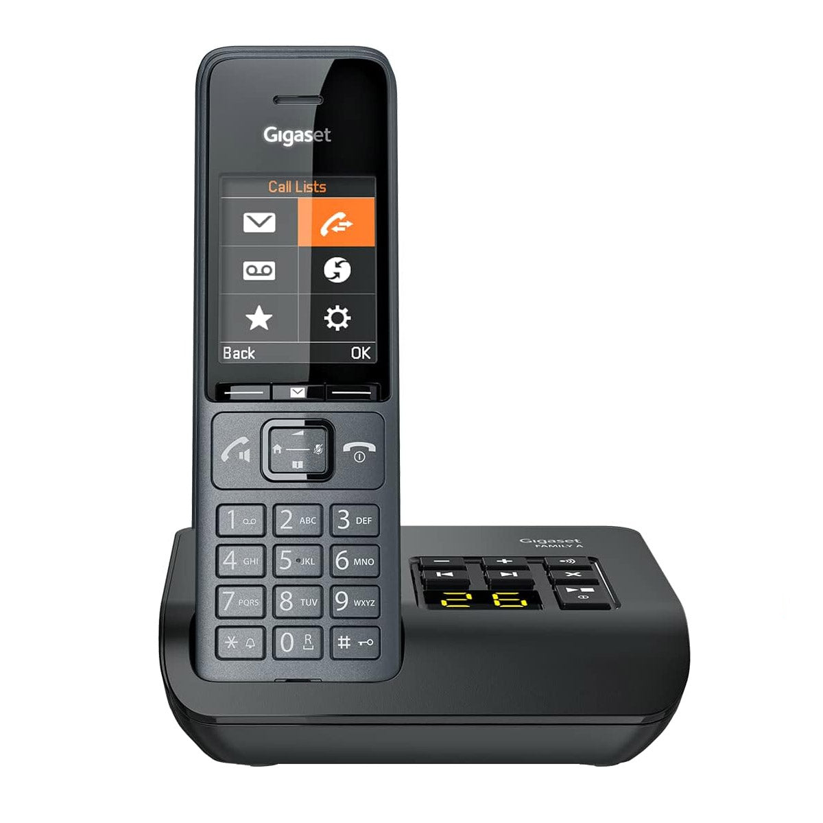 Gigaset Family Plus A Cordless Phones, Six Handset with Answer Machine Landline Phones Gigaset