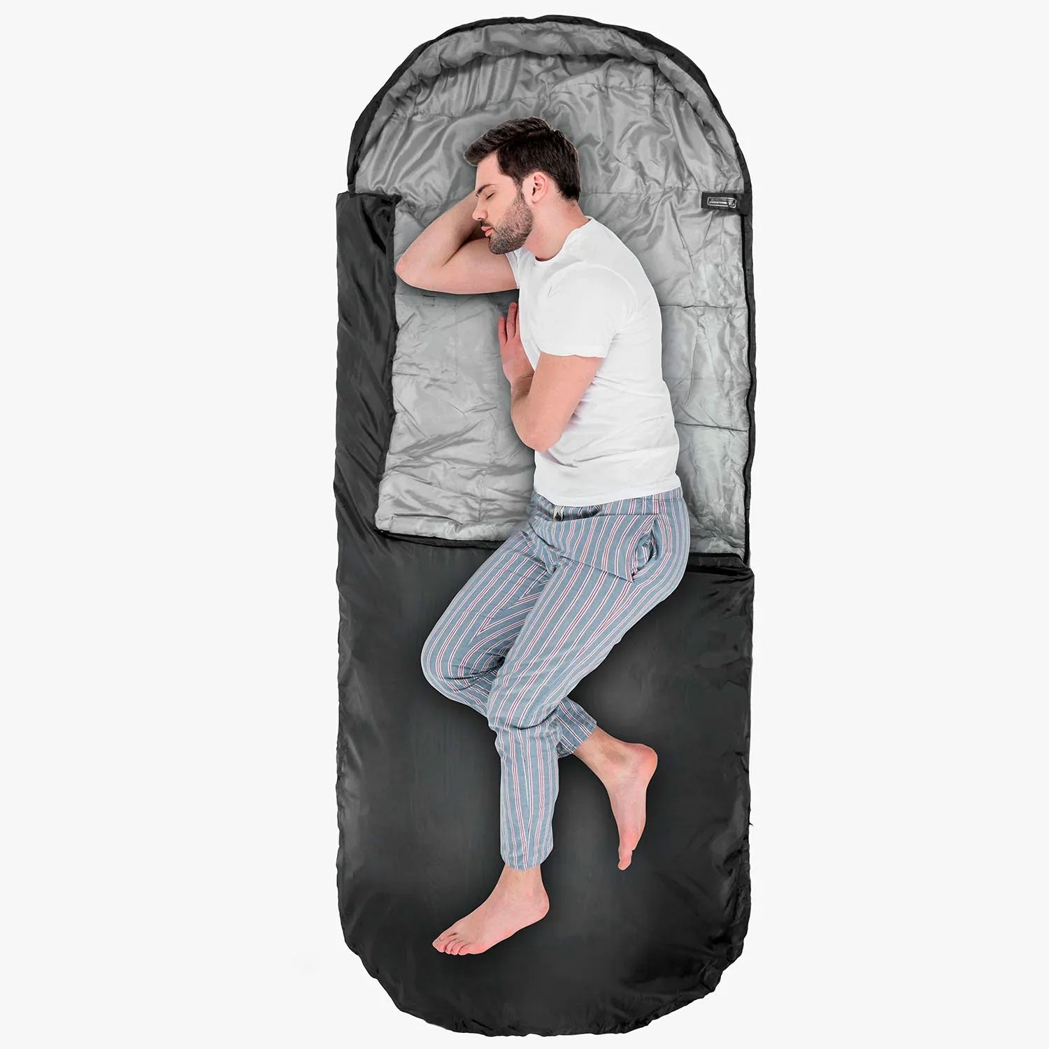 Highlander Sleephaven Sleeping Bag - Black Sleeping Bags Highlander