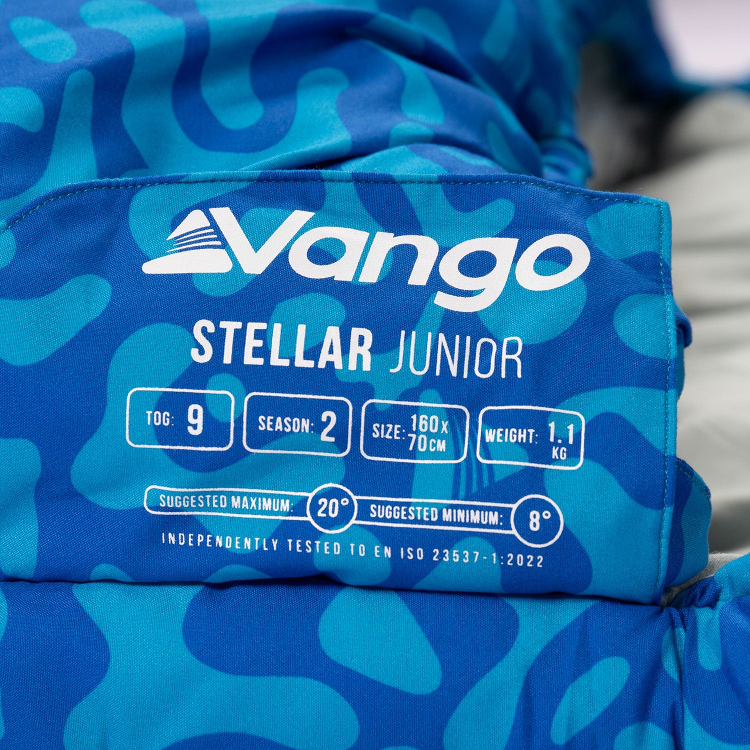 Vango Stellar Junior KIds Sleeping Bag - Atlantic Blue Sleeping Bags Vango