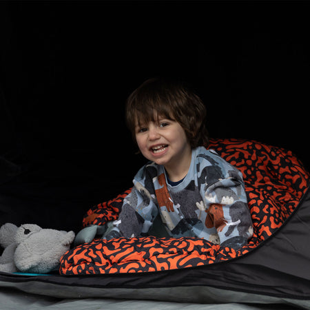 Vango Stellar Junior Kids Sleeping Bag - Dragons Fire Sleeping Bags Vango