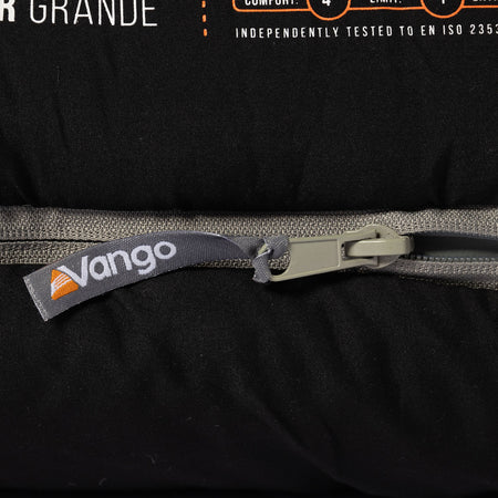 Vango Stellar Grande Sleeping Bag - Black Sleeping Bags Vango