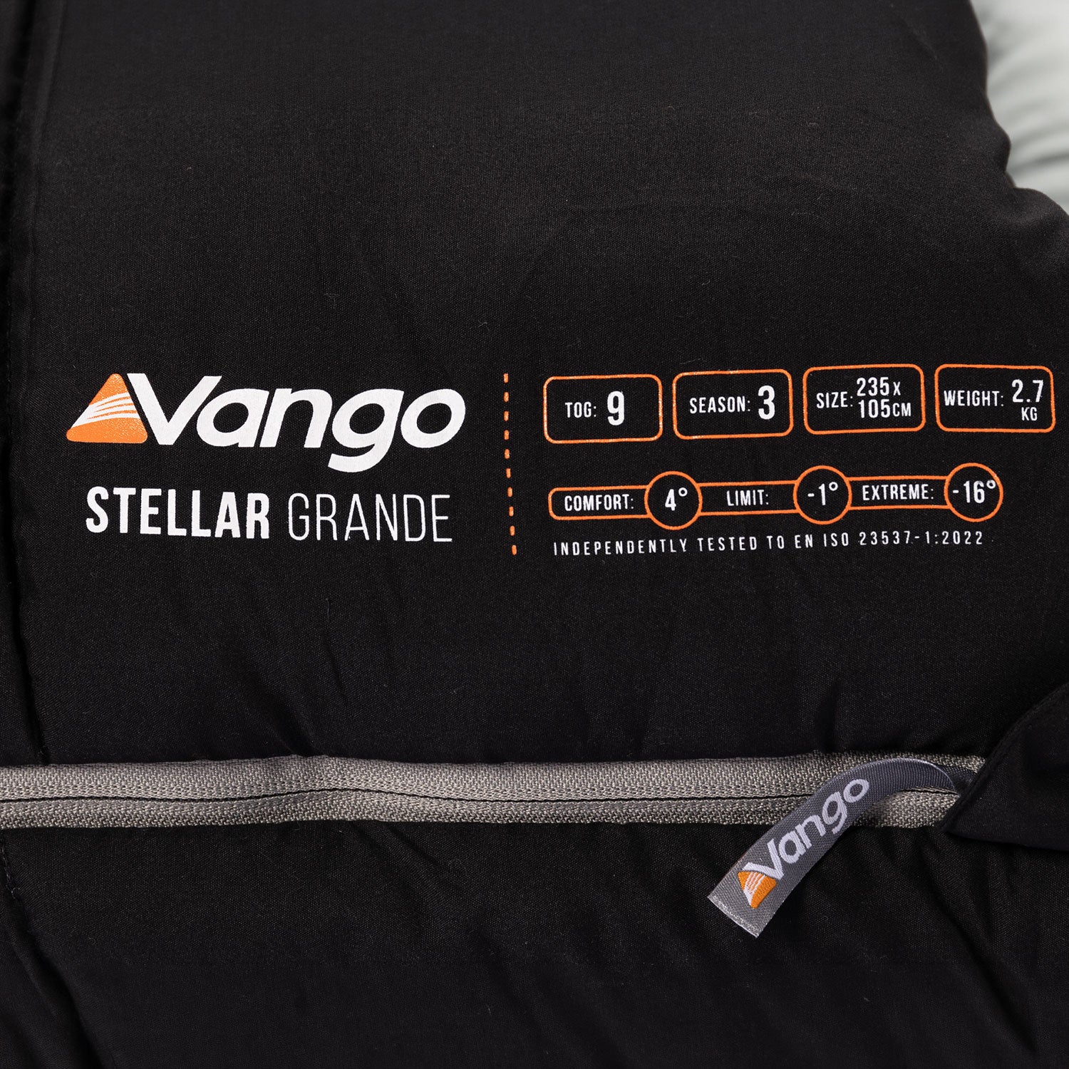 Vango Stellar Grande Sleeping Bag - Black Sleeping Bags Vango