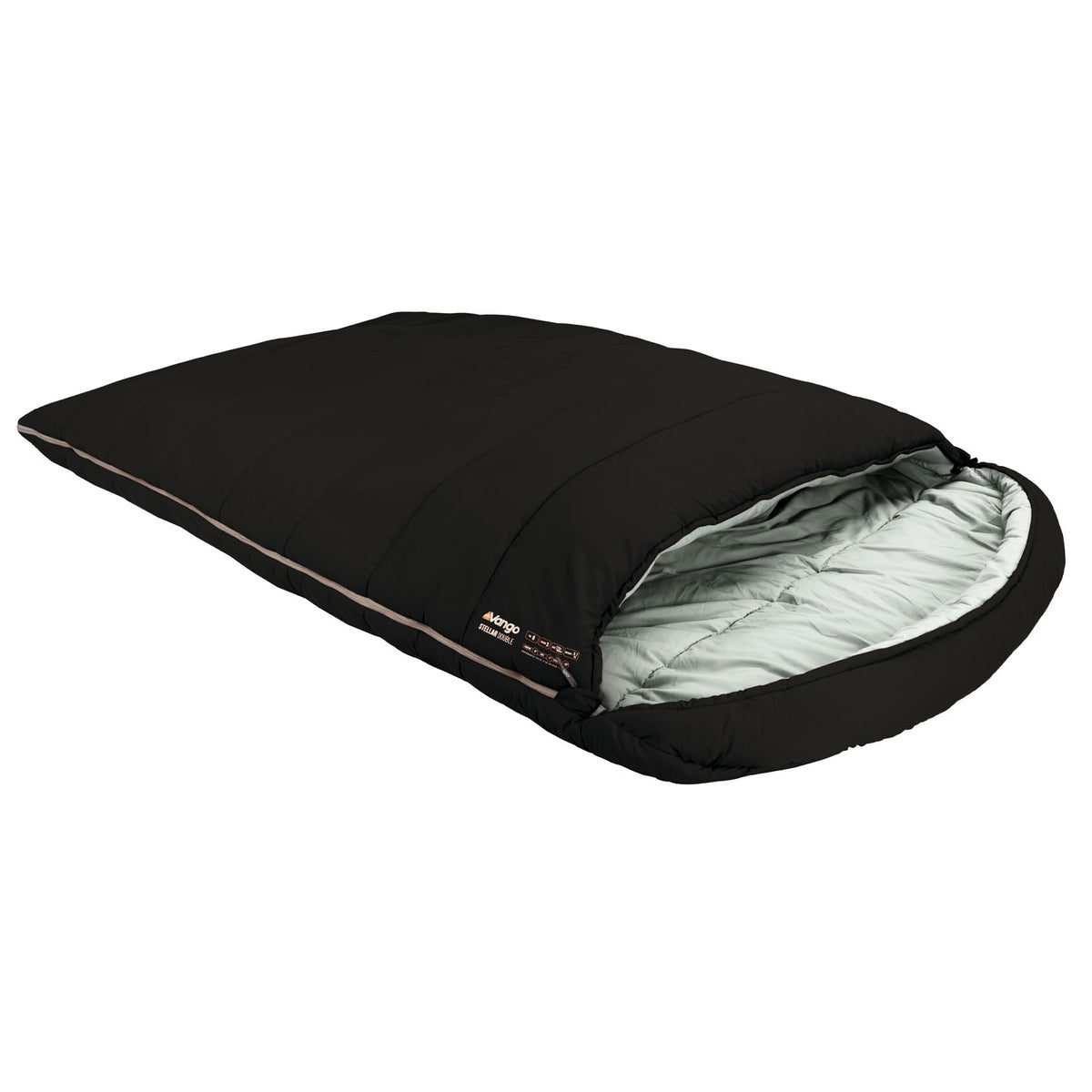 Vango Stellar Double Sleeping Bag - Black Sleeping Bags Vango