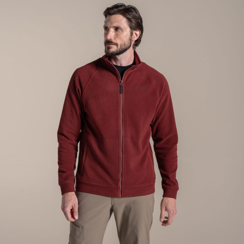 Craghoppers Men's Charlston Full Zip Fleece Jacket | Red Jasper Clothing Craghoppers
