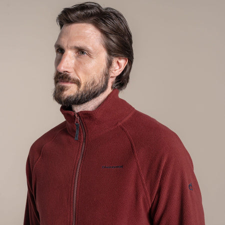 Craghoppers Men's Charlston Full Zip Fleece Jacket | Red Jasper Clothing Craghoppers