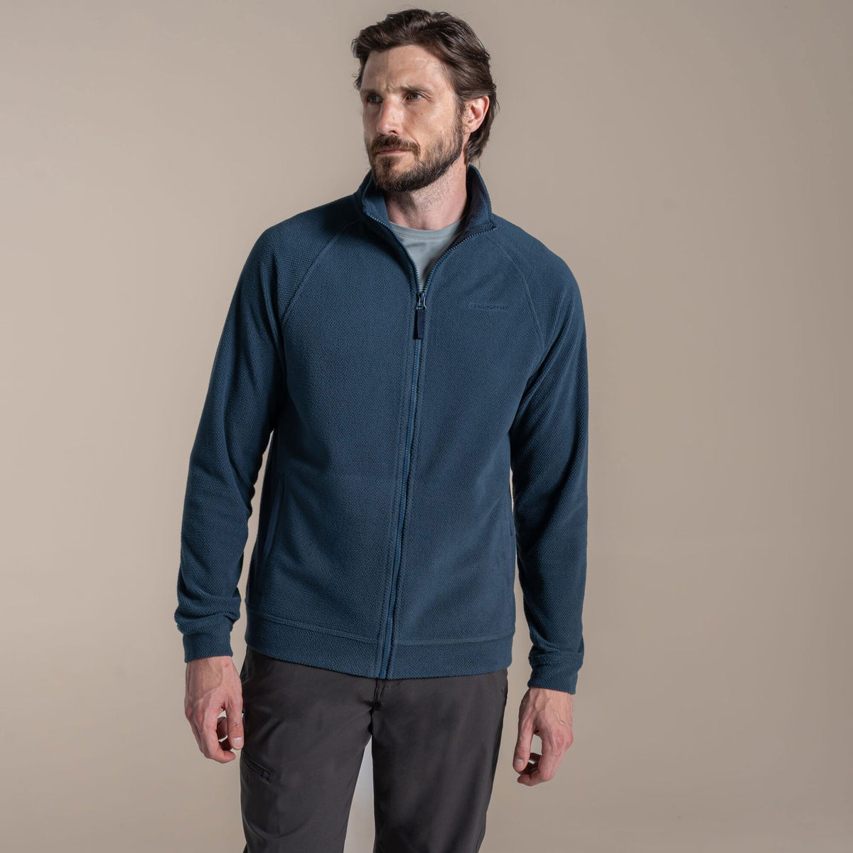 Craghoppers Men's Charlston Full Zip Fleece Jacket | Blue Stone Clothing Craghoppers