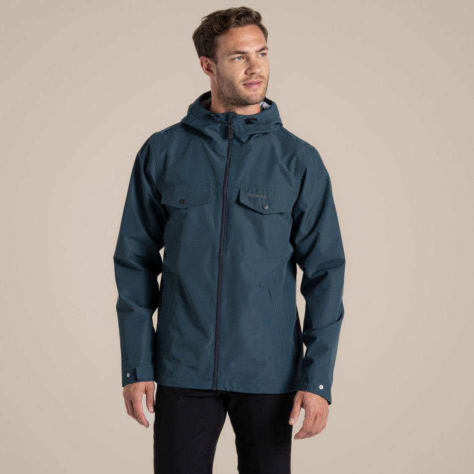 Craghoppers Mens' Harslow Waterproof Jacket | Blue Stone Clothing Craghoppers