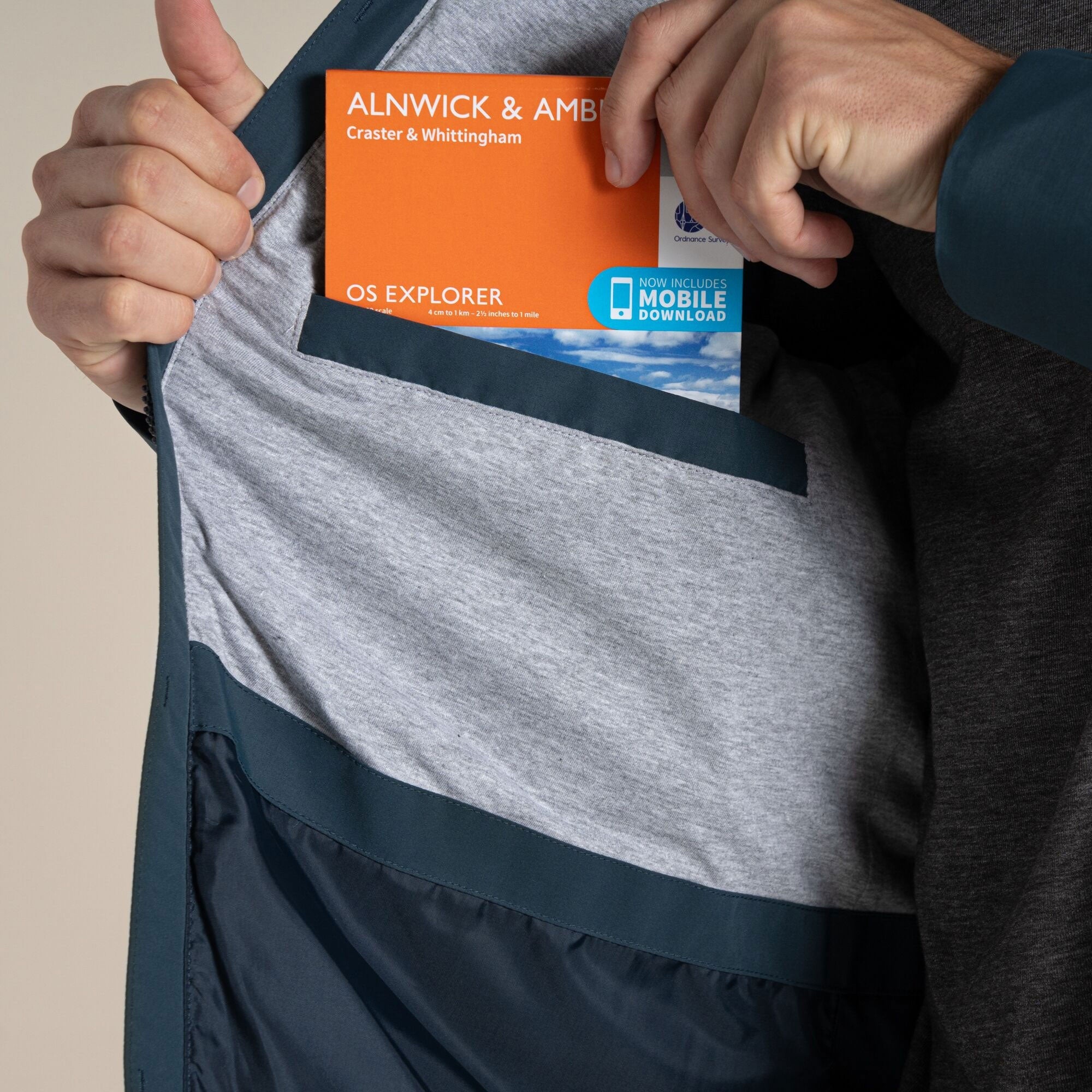 Craghoppers Mens' Harslow Waterproof Jacket | Blue Stone Clothing Craghoppers