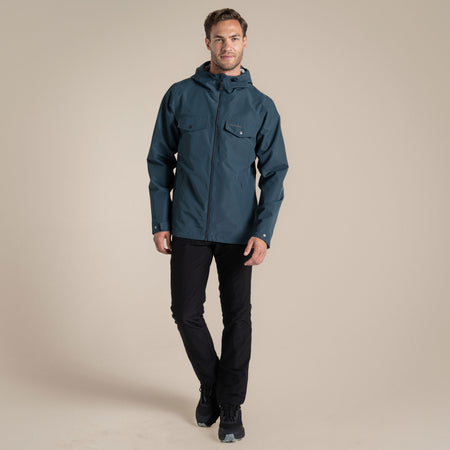 Craghoppers Mens' Harslow Waterproof Jacket | Blue Stone Clothing Craghoppers