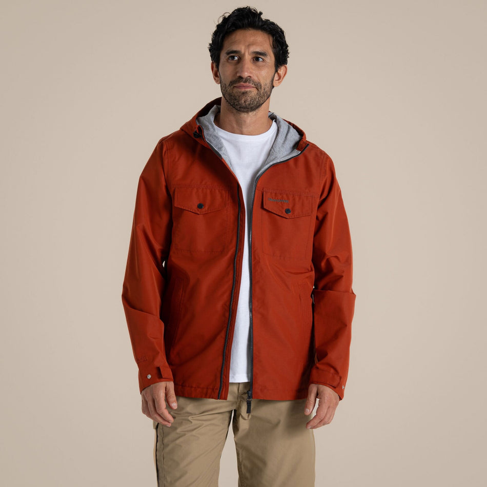Craghoppers Mens' Harslow Waterproof Jacket | Red Beach Clothing Craghoppers