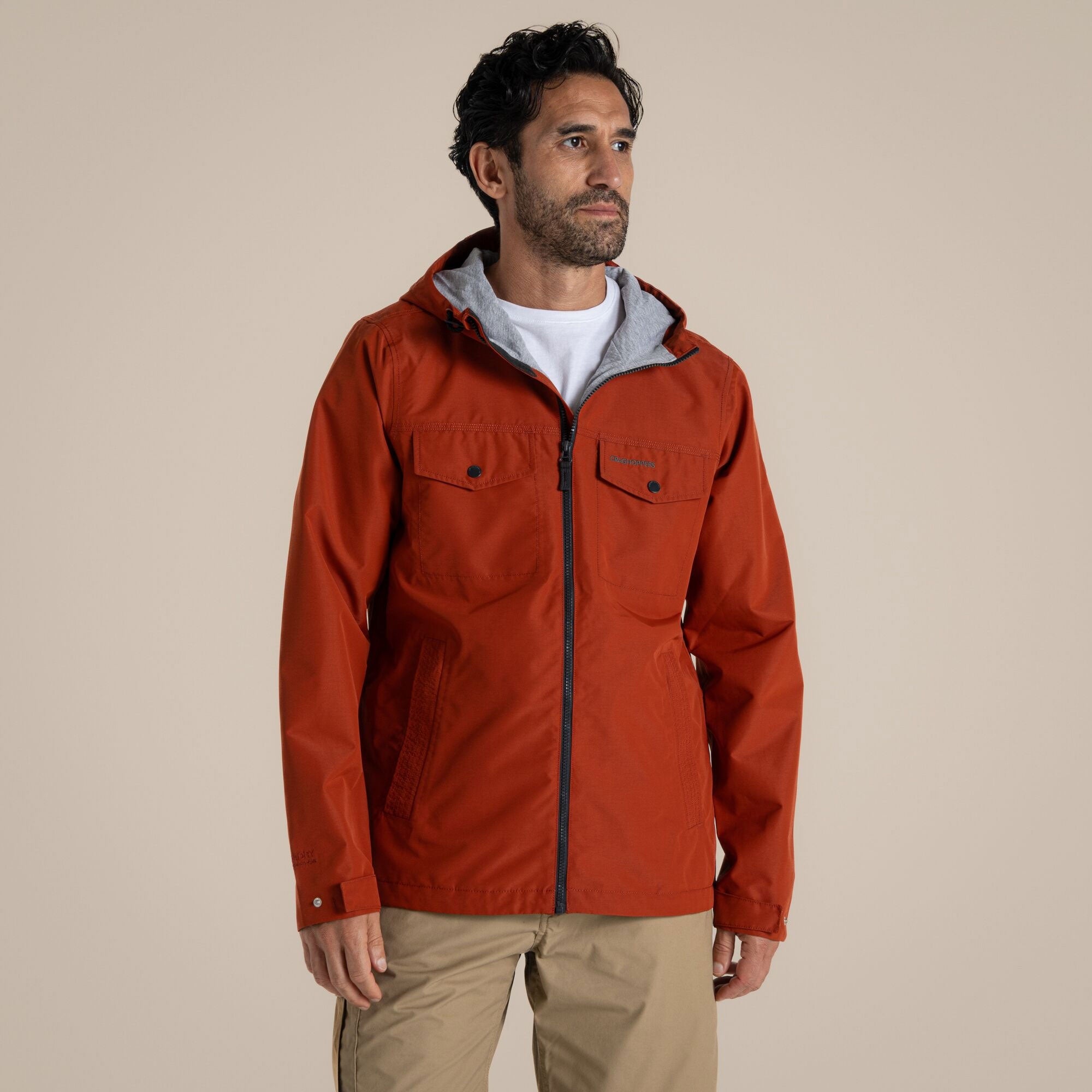Craghoppers Mens' Harslow Waterproof Jacket | Red Beach Clothing Craghoppers
