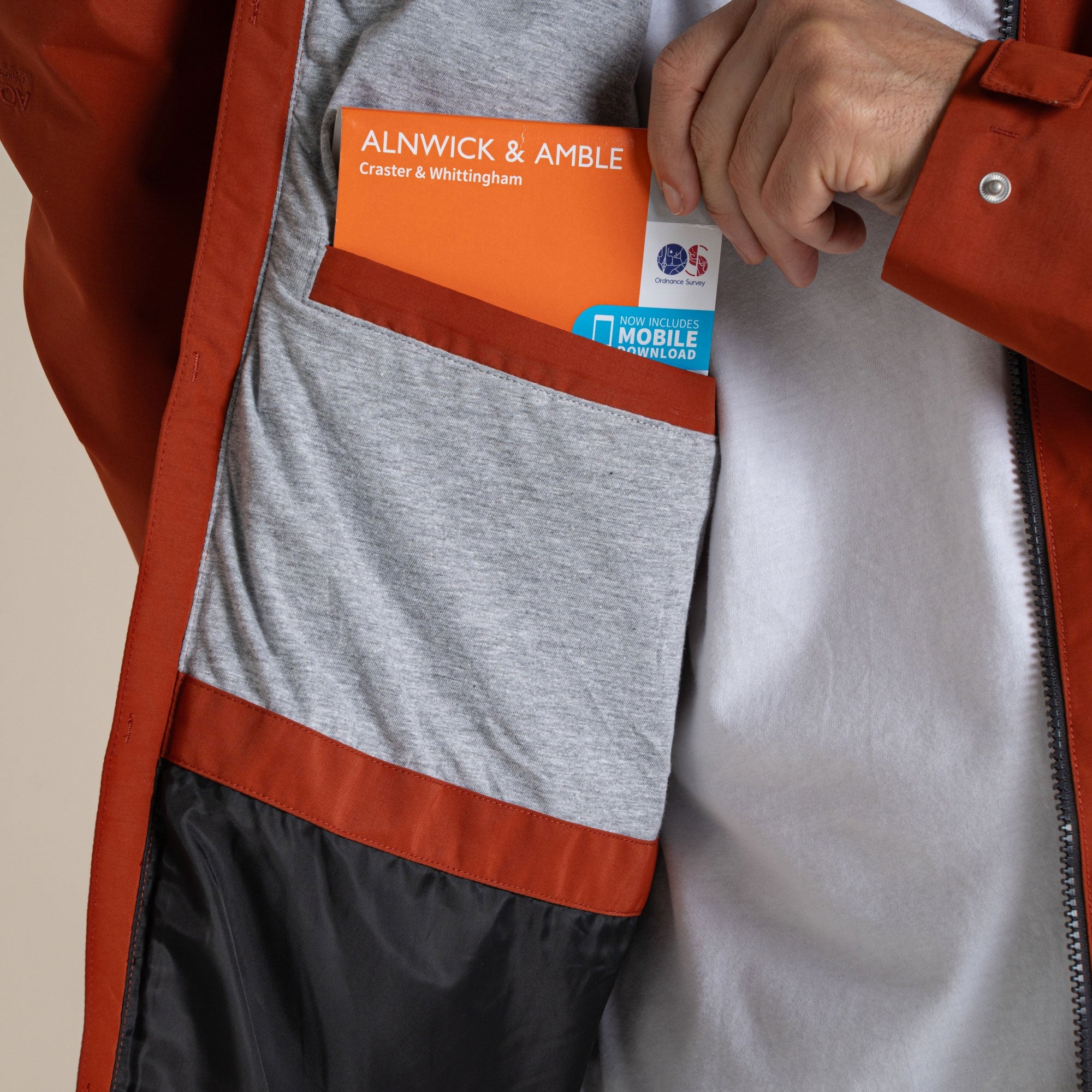 Craghoppers Mens' Harslow Waterproof Jacket | Red Beach Clothing Craghoppers