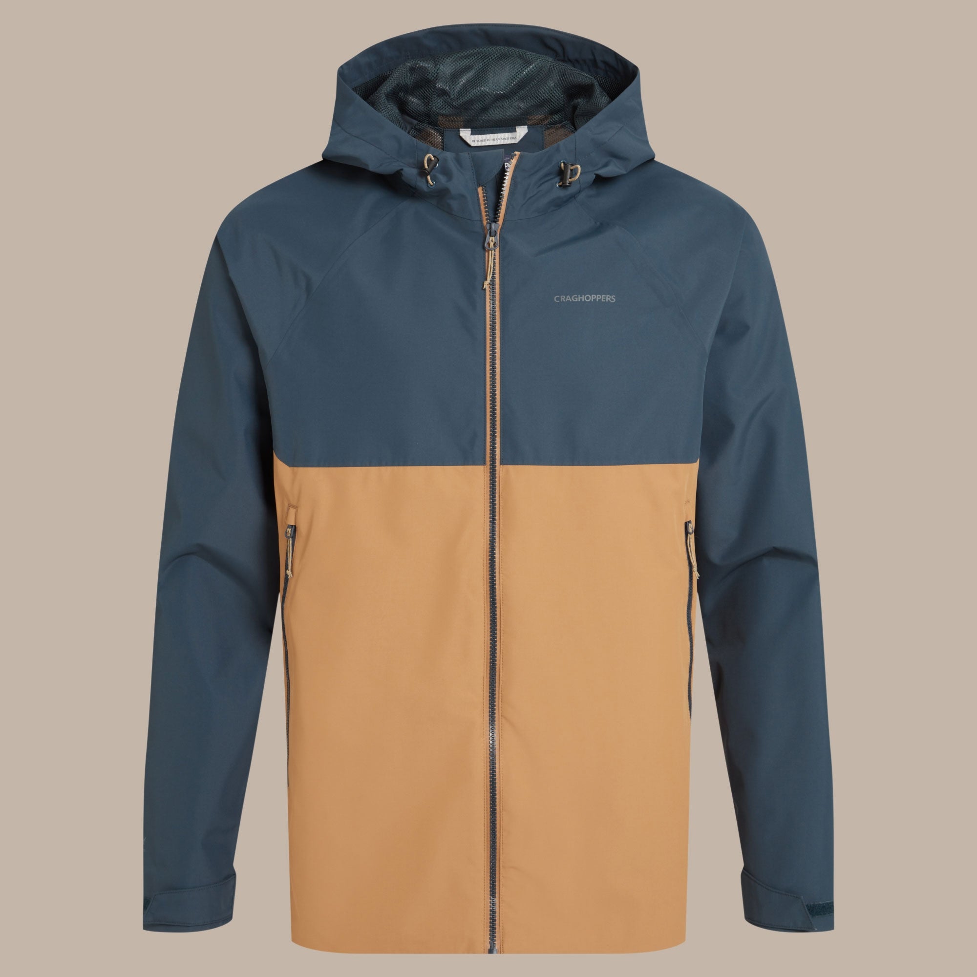 Craghoppers Men's Osuna Waterproof Jacket | Blue Stone / Boulder Clothing Craghoppers