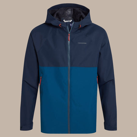 Craghoppers Men's Osuna Waterproof Jacket | Blue Navy / Poseidon Blue Clothing Craghoppers