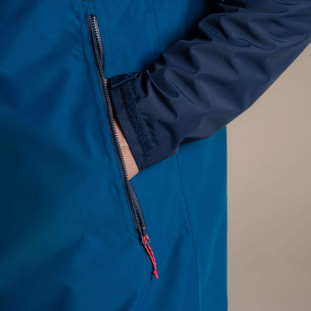 Craghoppers Men's Osuna Waterproof Jacket | Blue Navy / Poseidon Blue Clothing Craghoppers