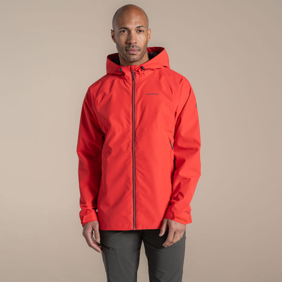 Craghoppers Men's Osuna Waterproof Jacket | Dawn Red Clothing Craghoppers