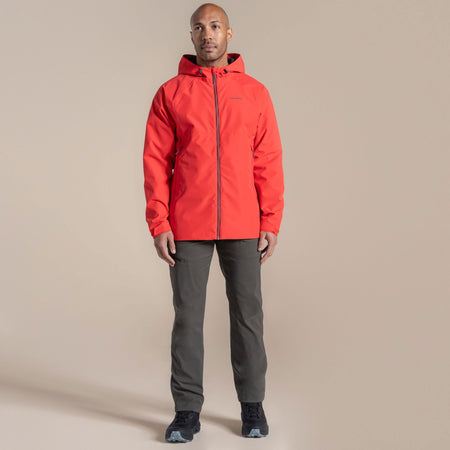 Craghoppers Men's Osuna Waterproof Jacket | Dawn Red Clothing Craghoppers