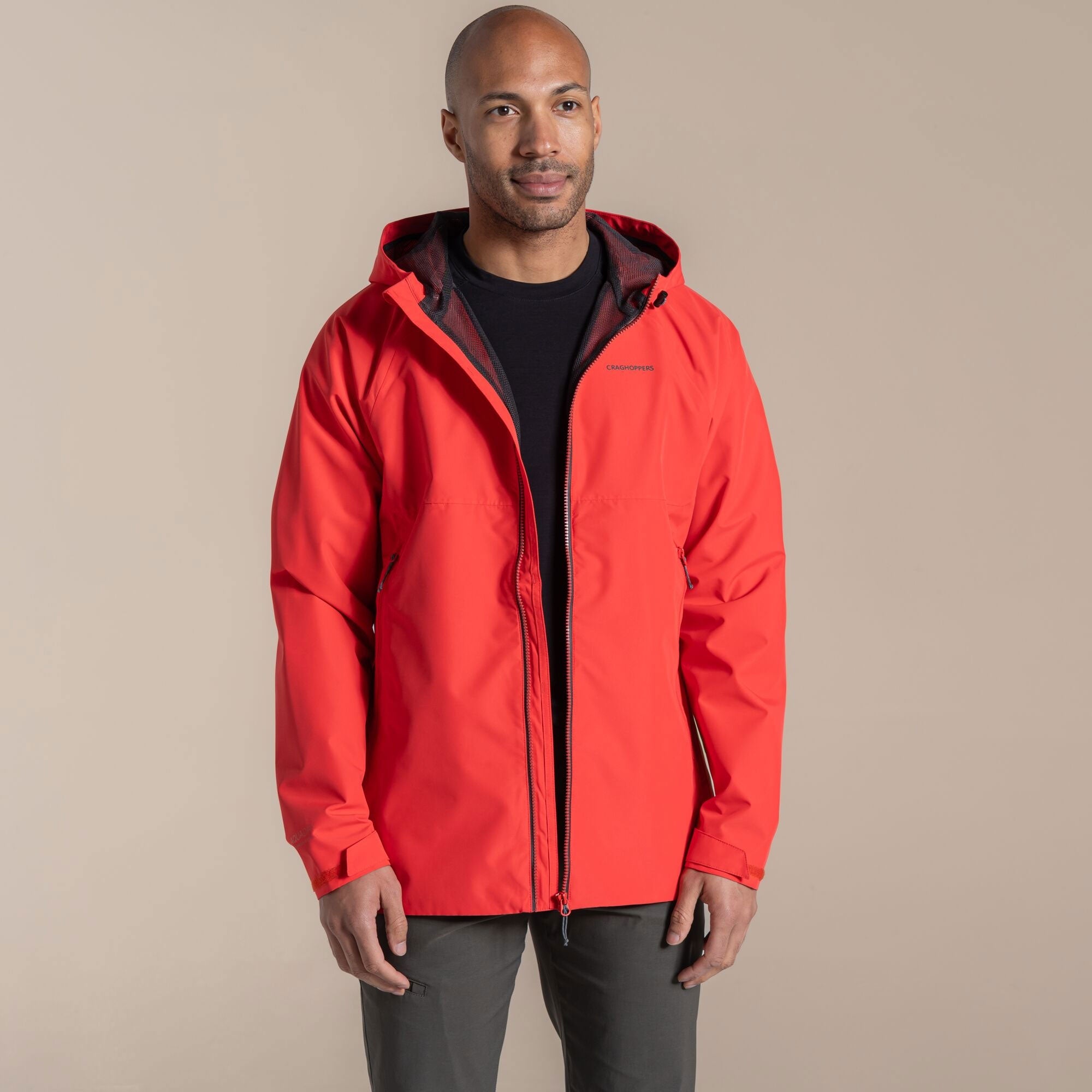 Craghoppers Men's Osuna Waterproof Jacket | Dawn Red Clothing Craghoppers