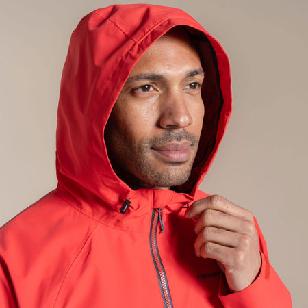 Craghoppers Men's Osuna Waterproof Jacket | Dawn Red Clothing Craghoppers