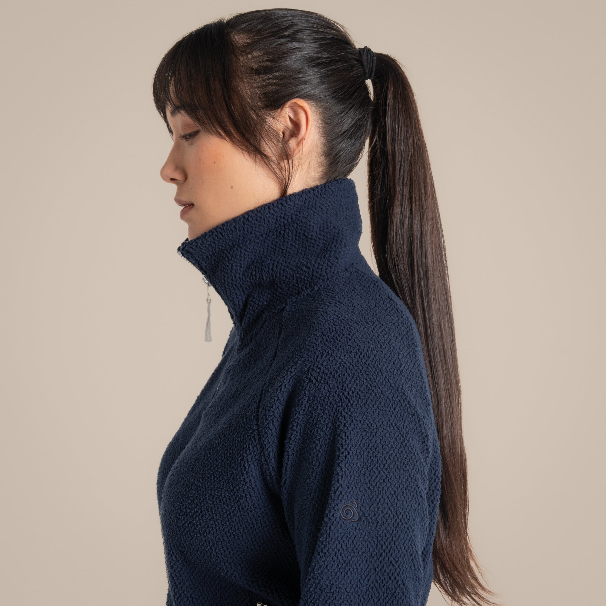 Craghoppers Women's Raya Full Zip Fleece | Blue Navy Clothing Craghoppers