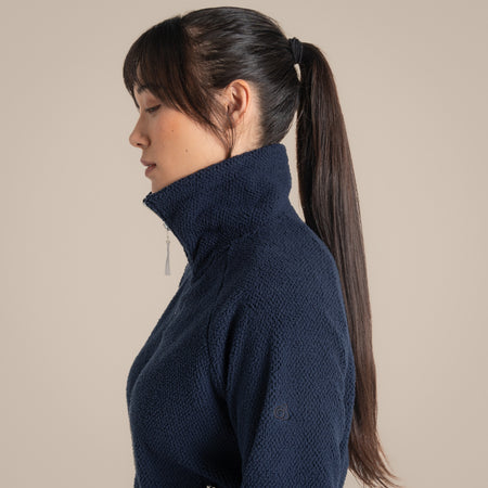 Craghoppers Women's Raya Full Zip Fleece | Blue Navy Clothing Craghoppers