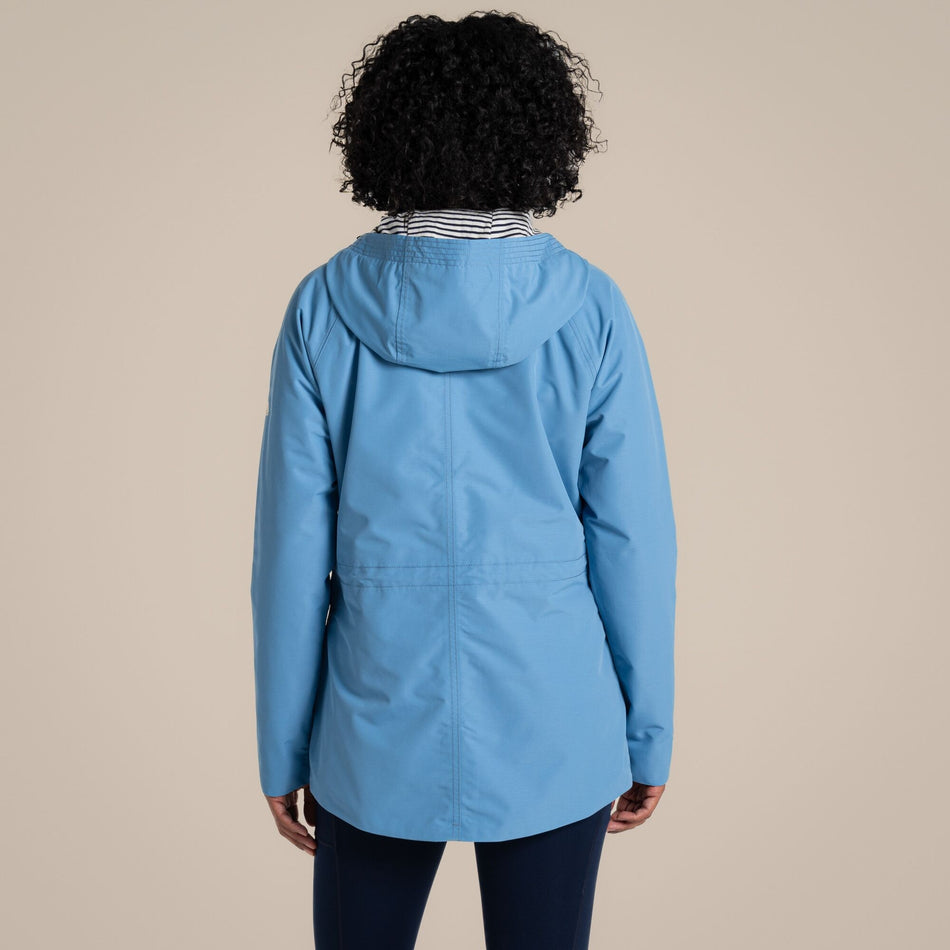 Craghoppers Women's Ortega Waterproof Jacket | Seaside Blue Clothing Craghoppers