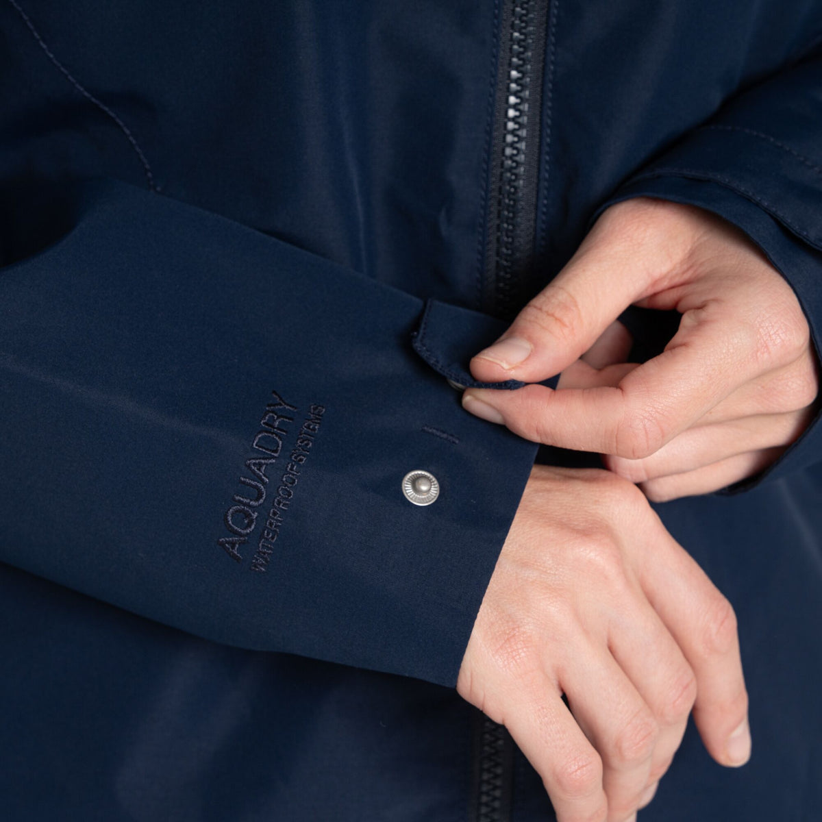 Craghoppers Women's Ortega Waterproof Jacket | Blue Navy Clothing Craghoppers