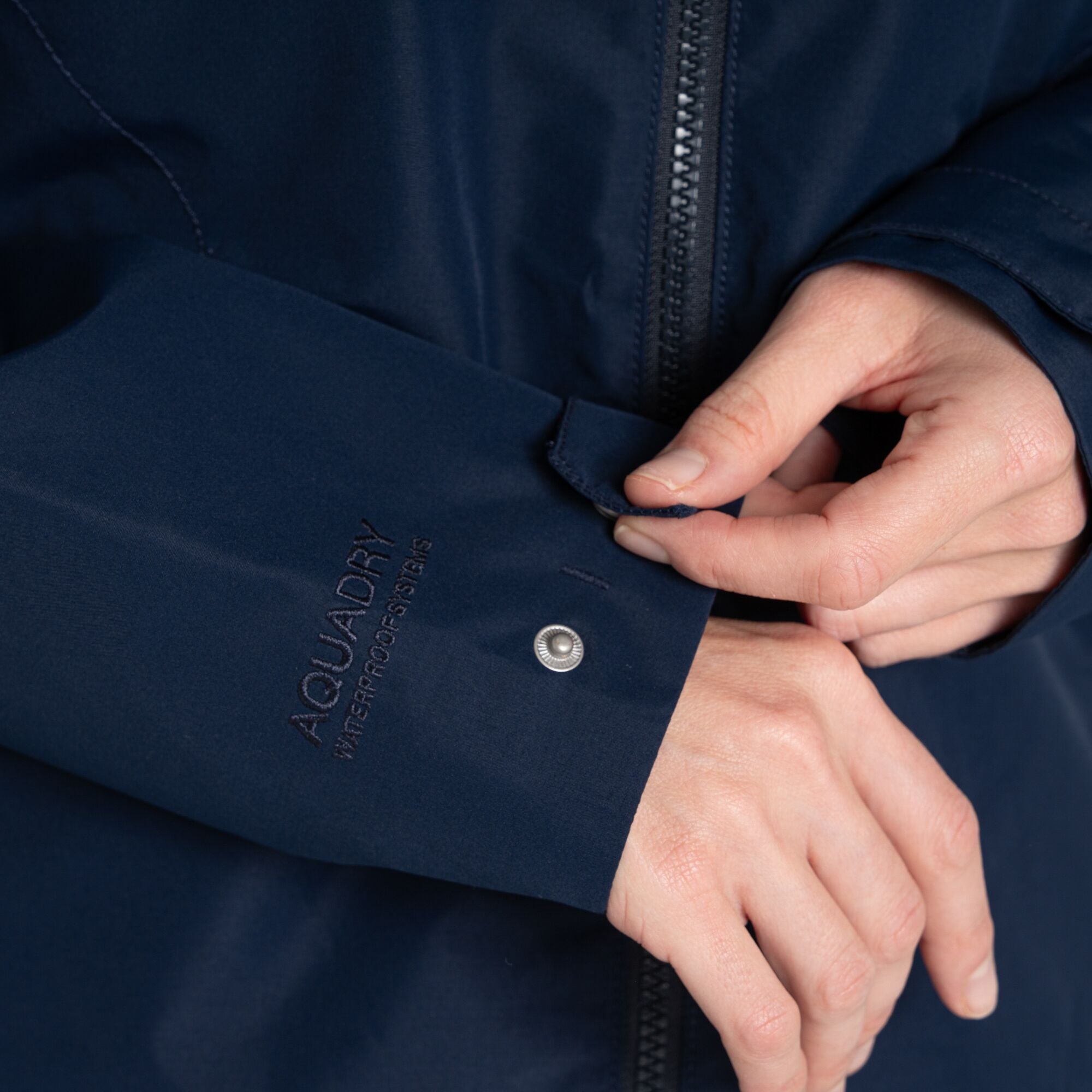 Craghoppers Women's Ortega Waterproof Jacket | Blue Navy Clothing Craghoppers