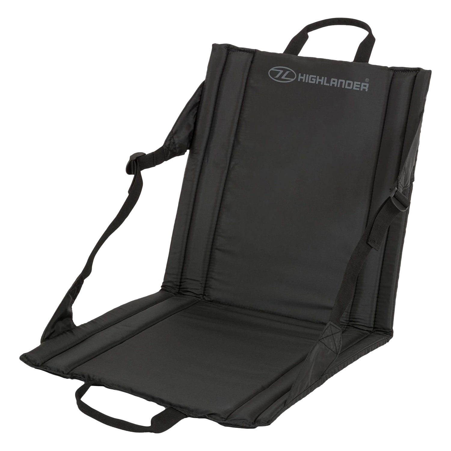 Highlander Folding Outdoor Seat - Black Camping Accessories Highlander