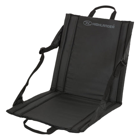 Highlander Folding Outdoor Seat - Black Camping Accessories Highlander