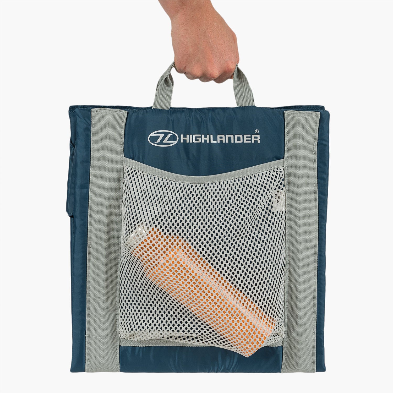 Highlander Folding Outdoor Seat - Blue Camping Accessories Highlander