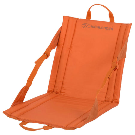 Highlander Folding Outdoor Seat - Orange Camping Accessories Highlander