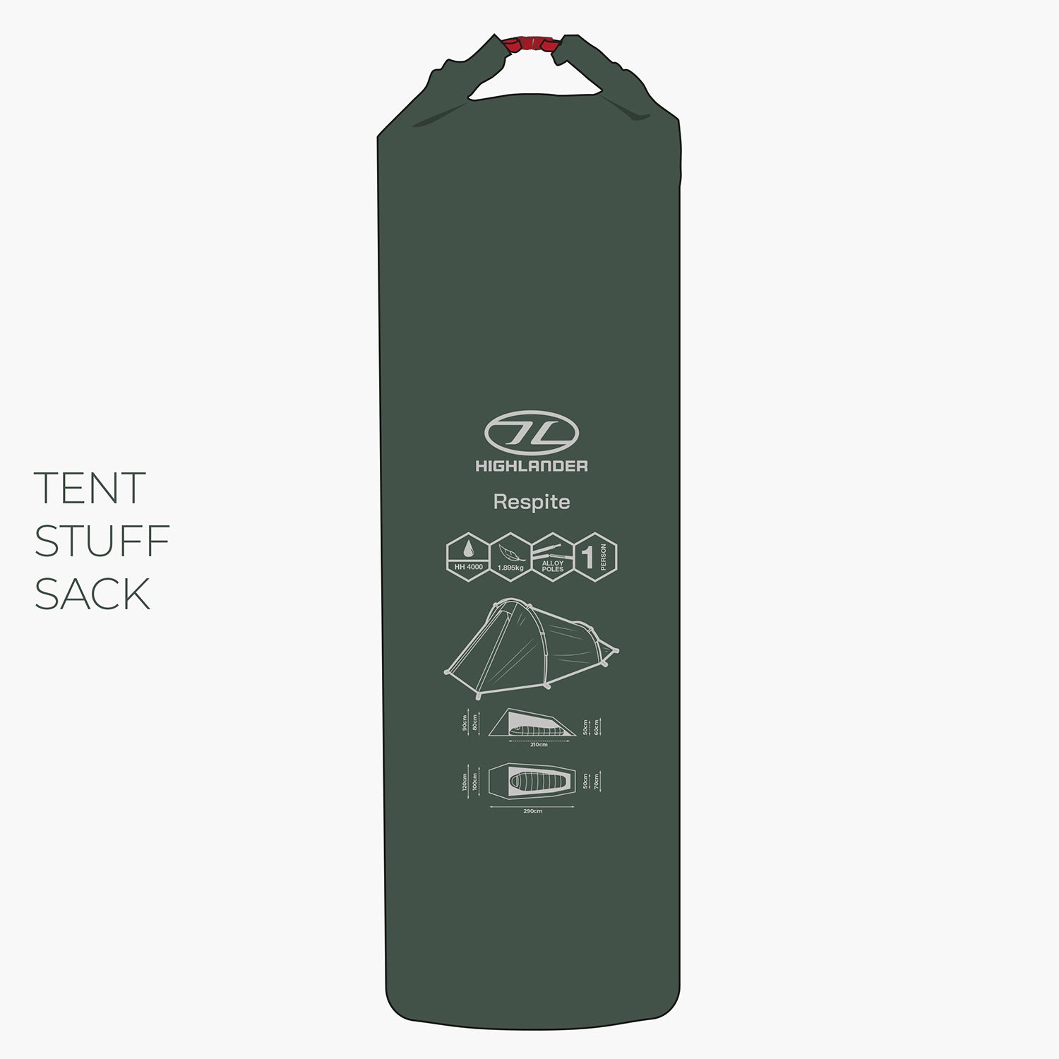 Highlander Respite 1-Person Tent Tents Highlander