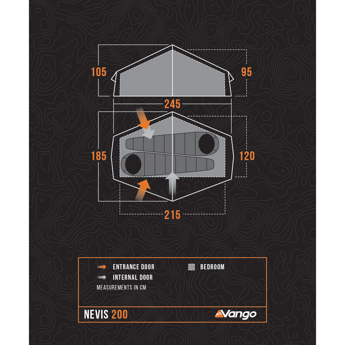 Vango Nevis 200 2-Person Tent & Sleeping Bundle Tents Vango