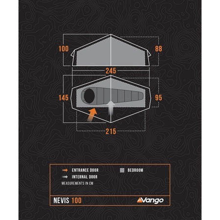 Vango Nevis 100 1-Person Tent & Sleeping Bundle Tents Vango