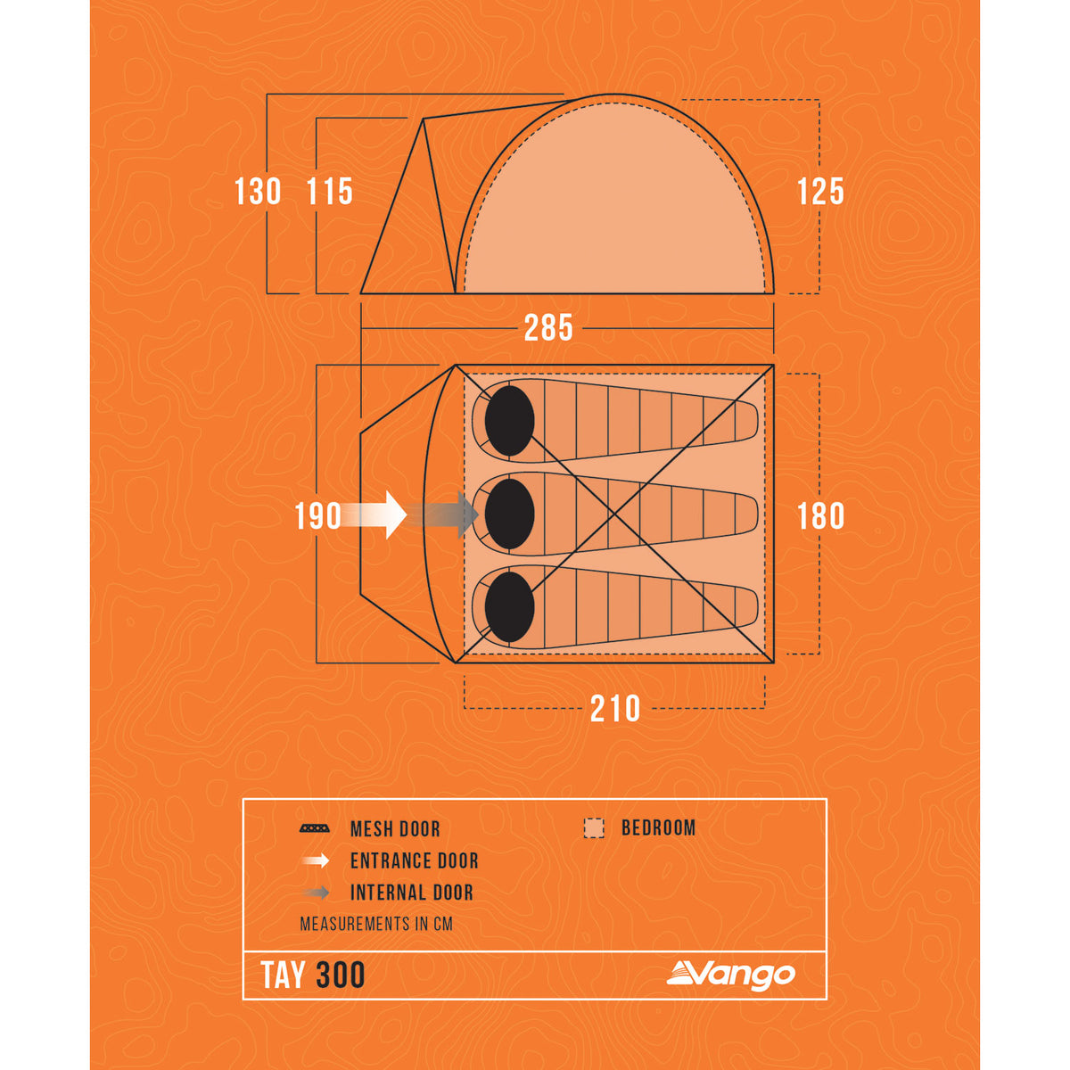 tay 300 tent Vango Tay 300 3-Person Tent