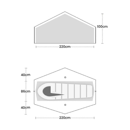 Terra Nova iO 1 Trekking Pole Tent, 1-Person Tents Terra Nova