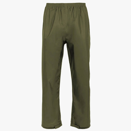 Highlander Unisex Stormguard Waterproof Trousers | Olive Green Clothing Highlander