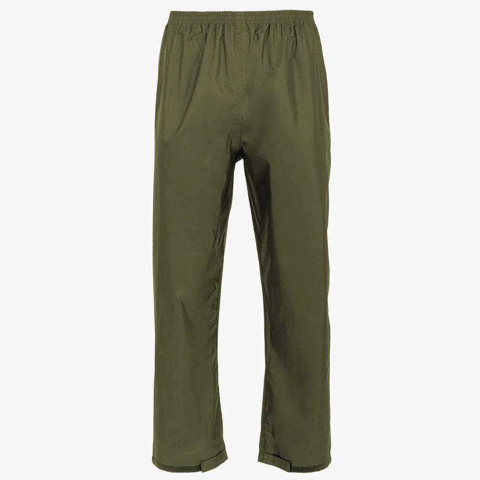 Highlander Unisex Stormguard Waterproof Trousers | Olive Green Clothing Highlander