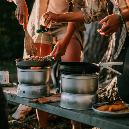 Trangia 27-1 GB Stove Alloy Pans with Gas Burner Camping Accessories Trangia   