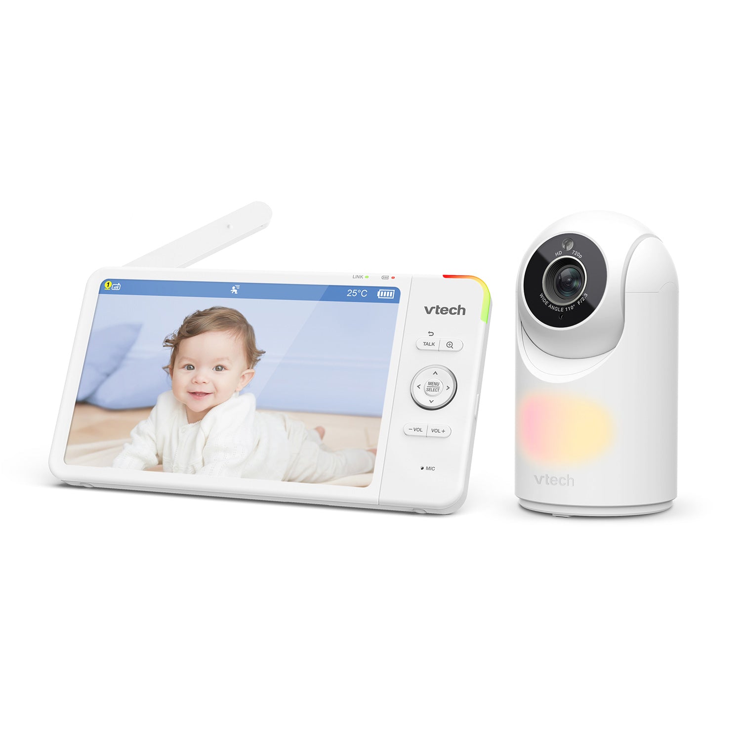 VTech VM7367HD 7" Digital Video Baby Monitor Baby Monitors VTech