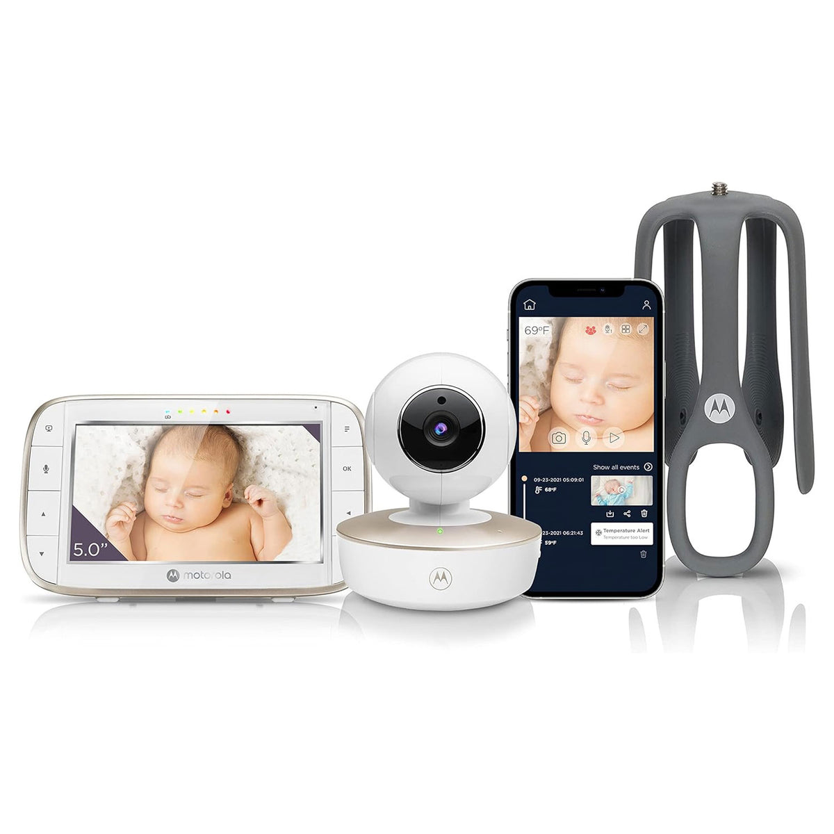 Motorola VM855 5.0" Portable Wifi Video Baby Monitor Baby Monitors Motorola   