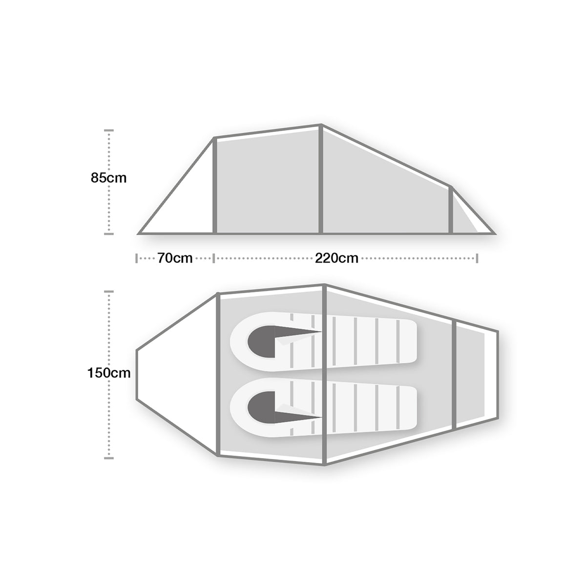 Wild Country Blizzard Elite 2 Tent, 2-Person Tents Wild Country