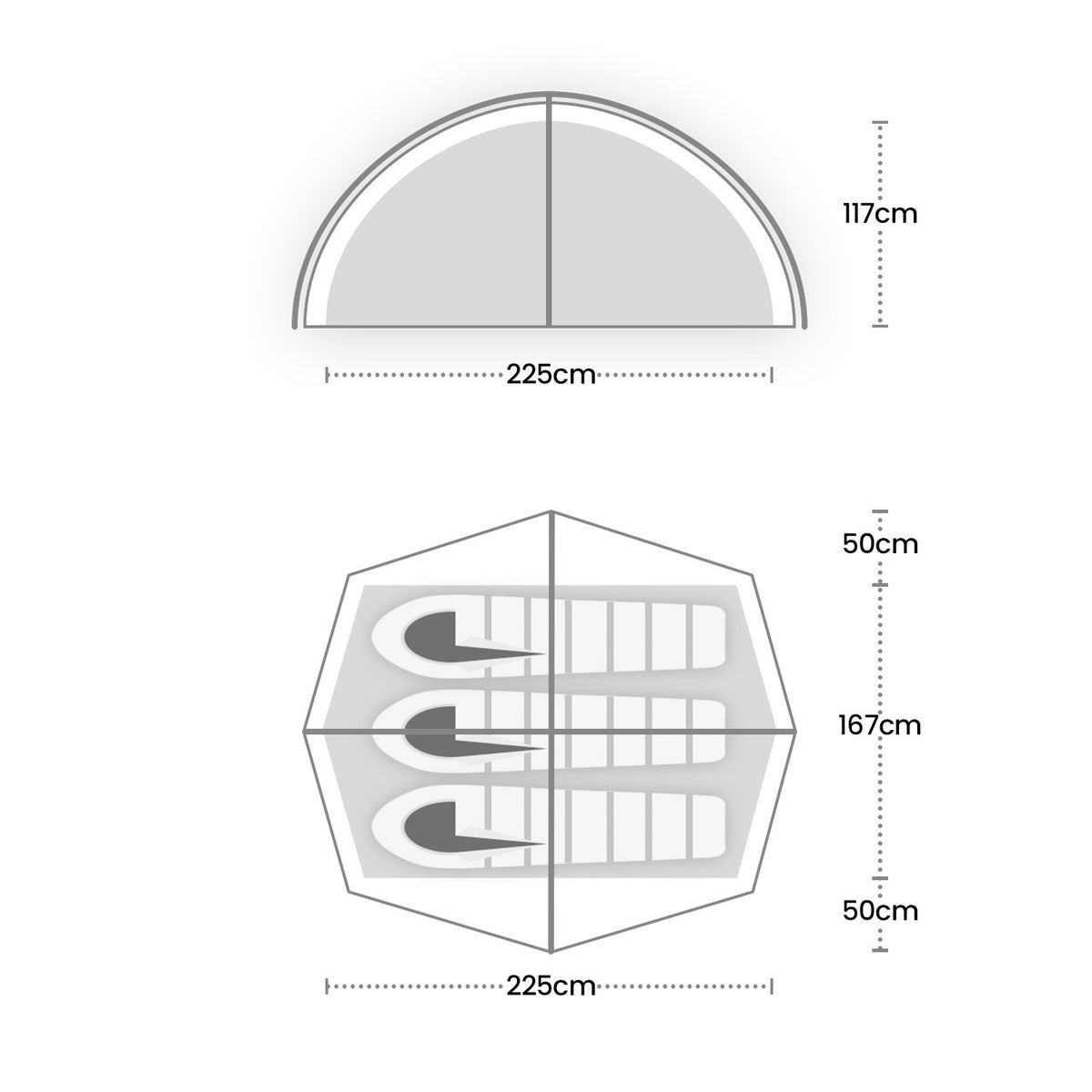 Wild Country Helm Elite 3, 3-Person Tent Tents Wild Country