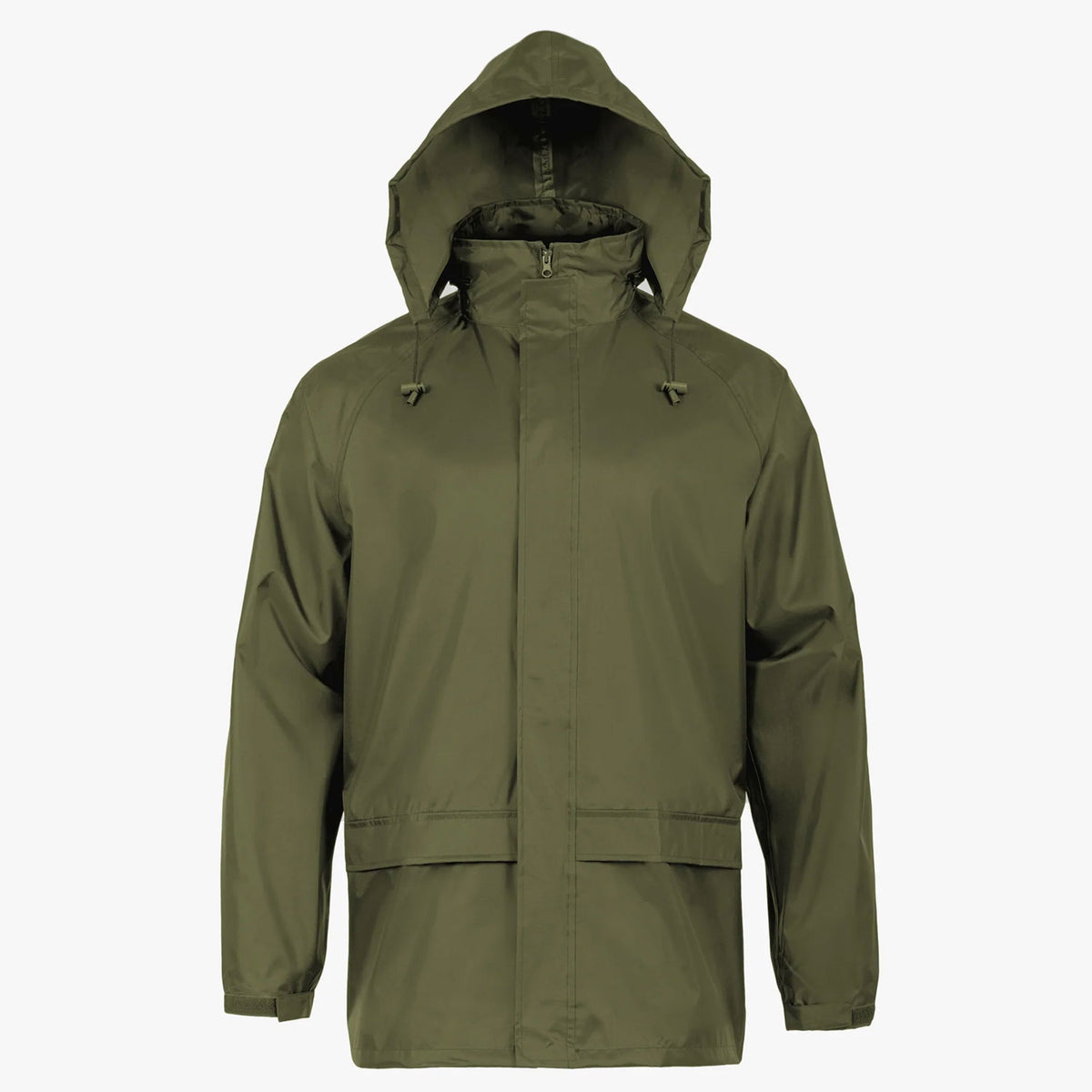 Highlander Men's Stormguard Waterproof Jacket | Olive Green Clothing Highlander