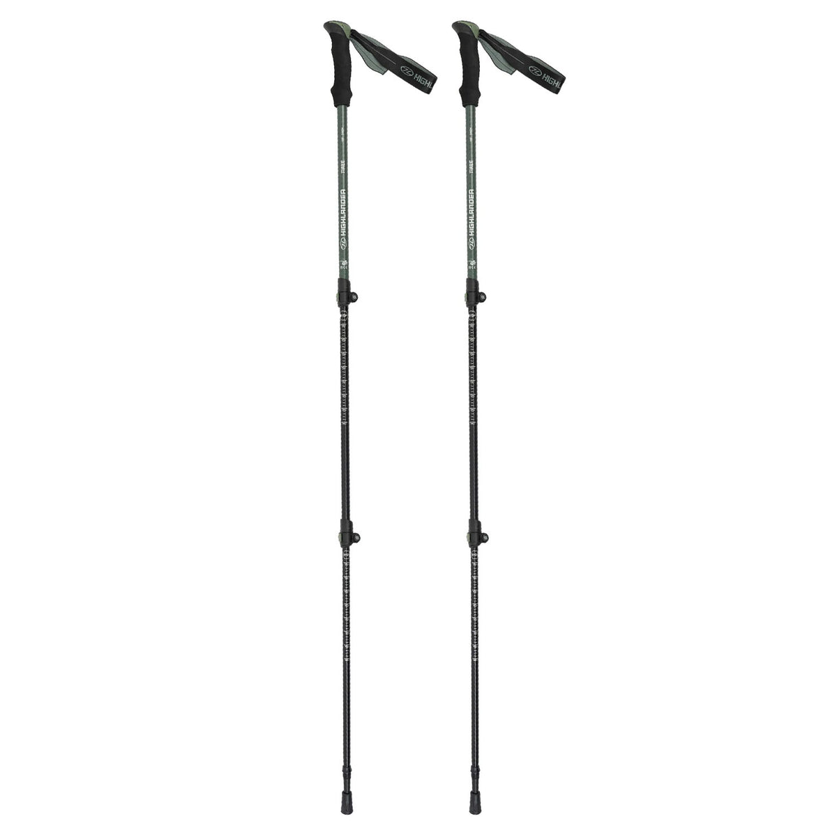 Highlander Tiree Walking Poles (Pair) Camping Accessories Highlander